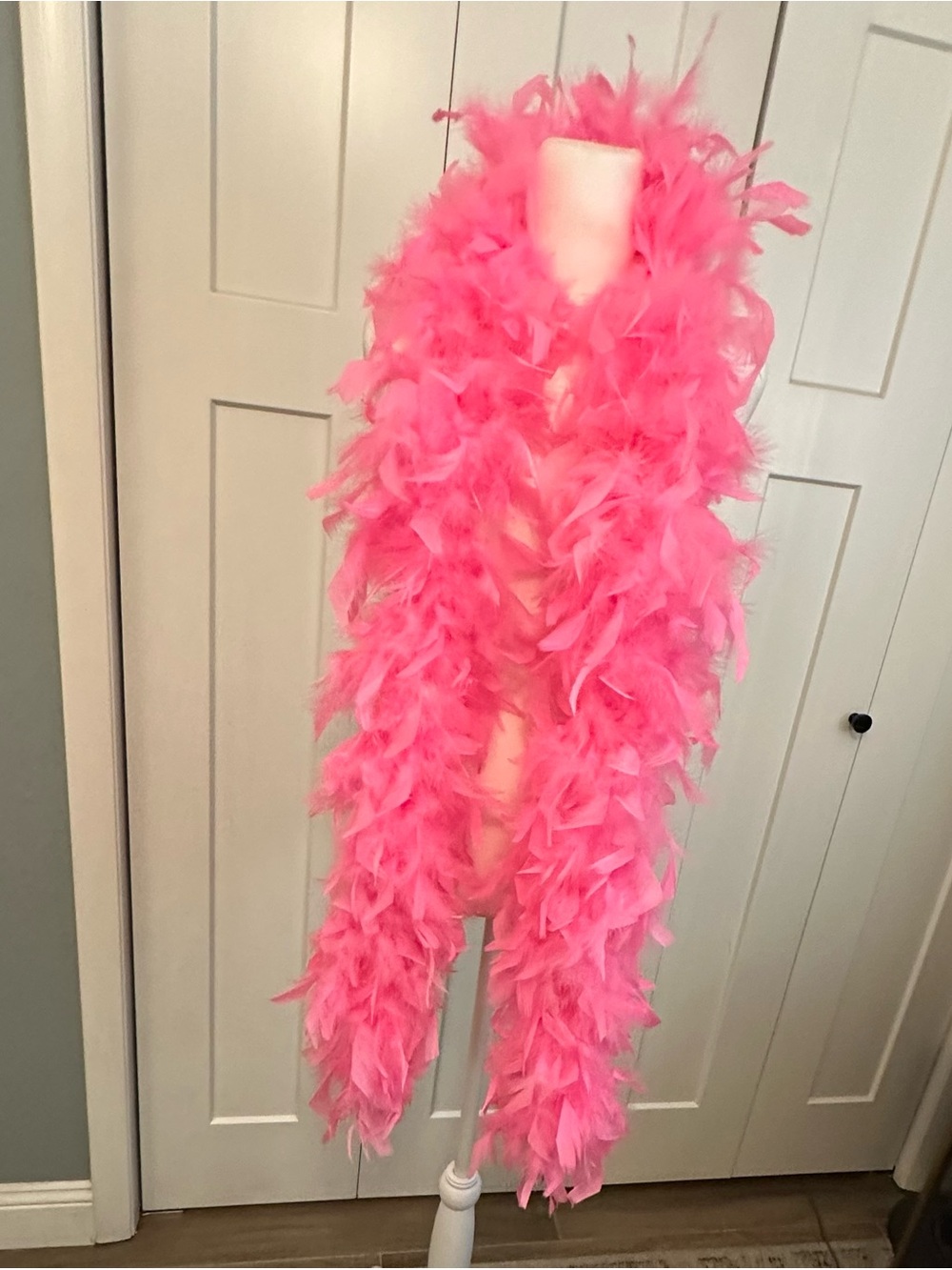Zucker Feather Boa in Bright Pink